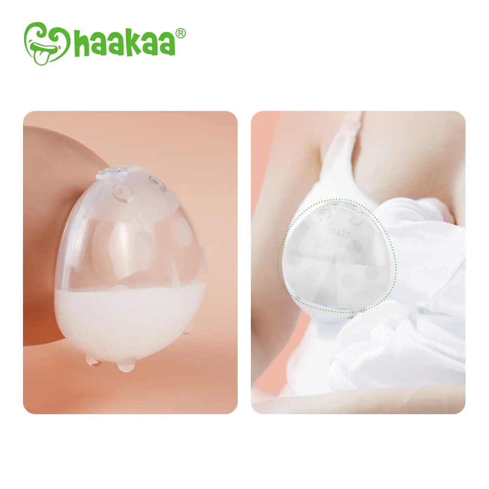 Haakaa Ladybug Silicone Milk Collector 2.5 oz/75 ml (Pack of 6) - Image 3