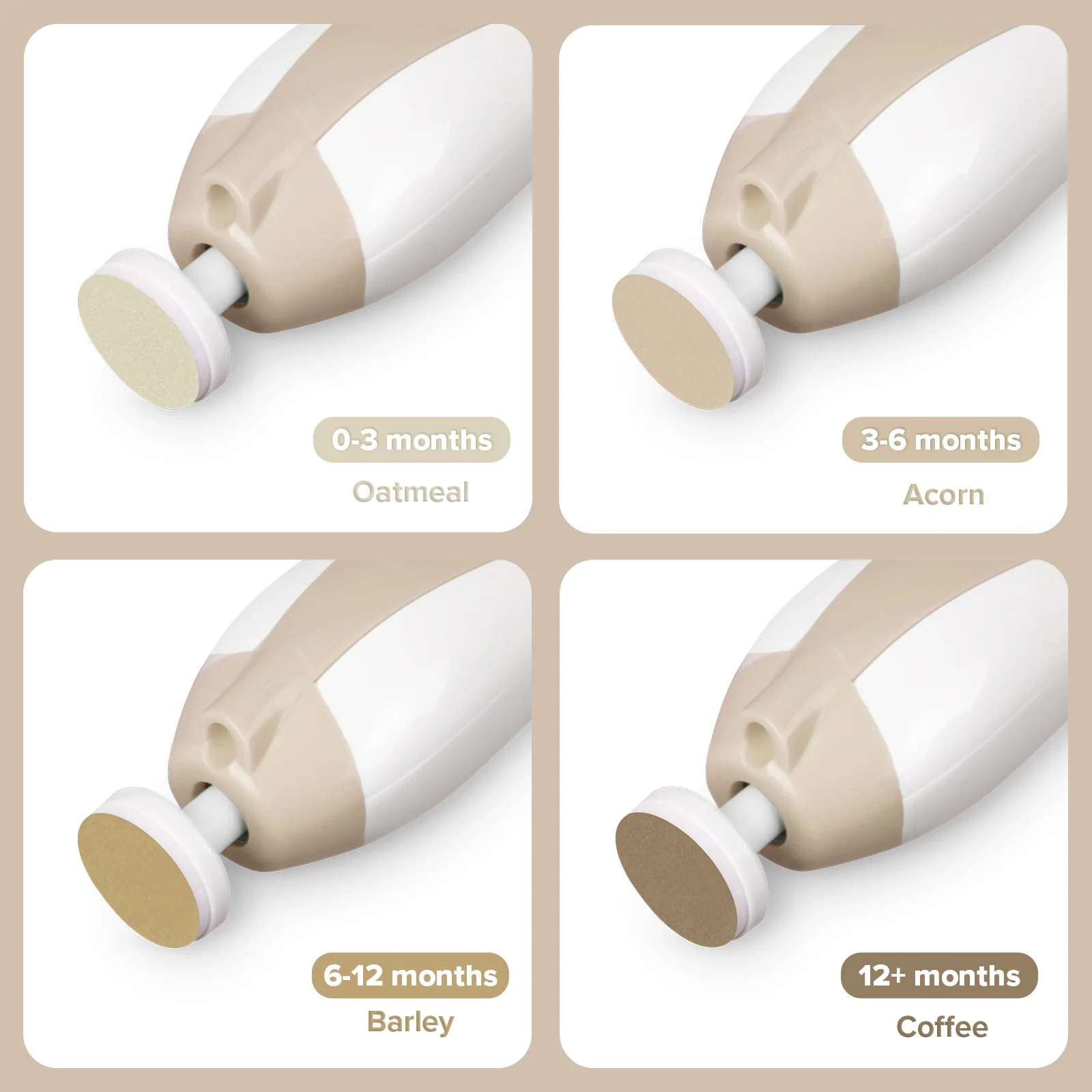 Haakaa Baby Nail Care Set - Acorn - Image 8