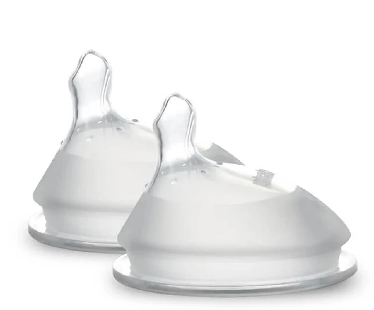 Haakaa Gen 3 Silicone Orthodontic Anti-Colic Nipple 2 PK - Image 2