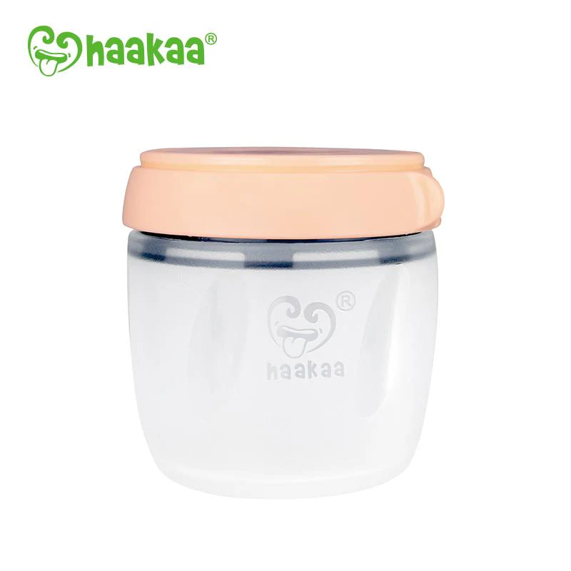 Haakaa Gen 3 Silicone Storage Container 6oz/160ml, 1 pk (Pack of 2)