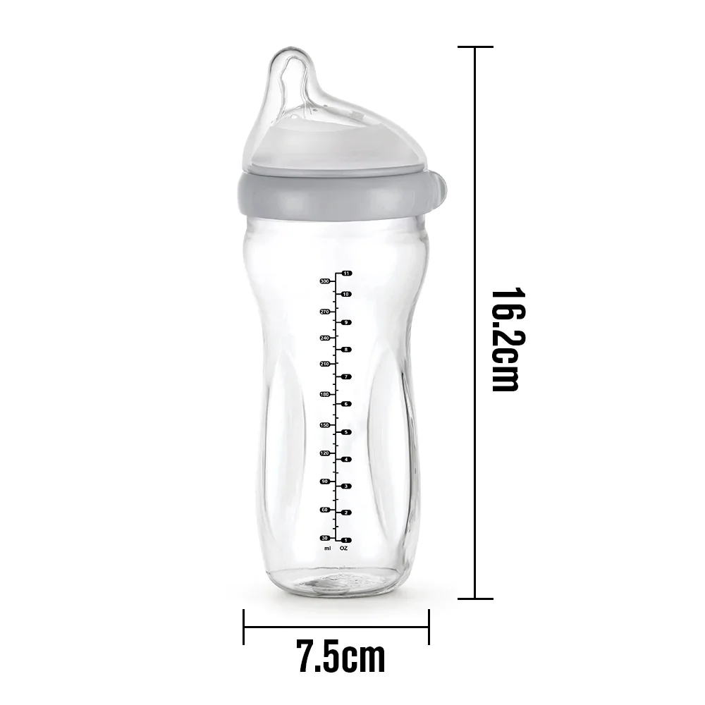 Haakaa Generation 3 Glass Baby Bottle 10 oz/300 ml, 1 PK - Image 2