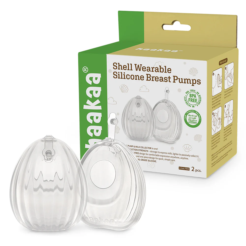 Haakaa Shell Wearable Silicone Breast Pump 2.5 oz (Pack of 6) - Image 12