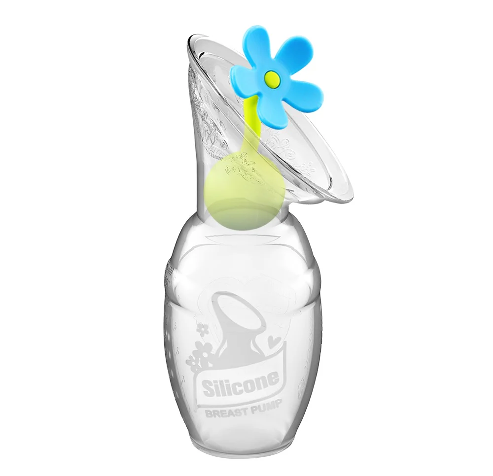 Haakaa Gen 1 Silicone Breast Pump 4 oz and Silicone Flower Stopper Set - Image 10