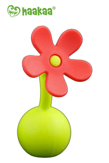Haakaa Gen 2 Silicone Breast Pump with Suction Base 4 oz and Silicone Flower Stopper Set - Image 10