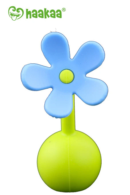 Haakaa Gen 2 Silicone Breast Pump with Suction Base 4 oz and Silicone Flower Stopper Set - Image 6