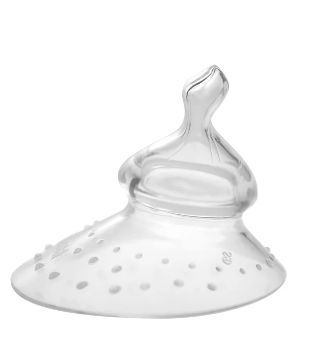 Haakaa Silicone Breastfeeding Nipple Shield with Orthodontic Nipple, 1 PK (Pack of 4)