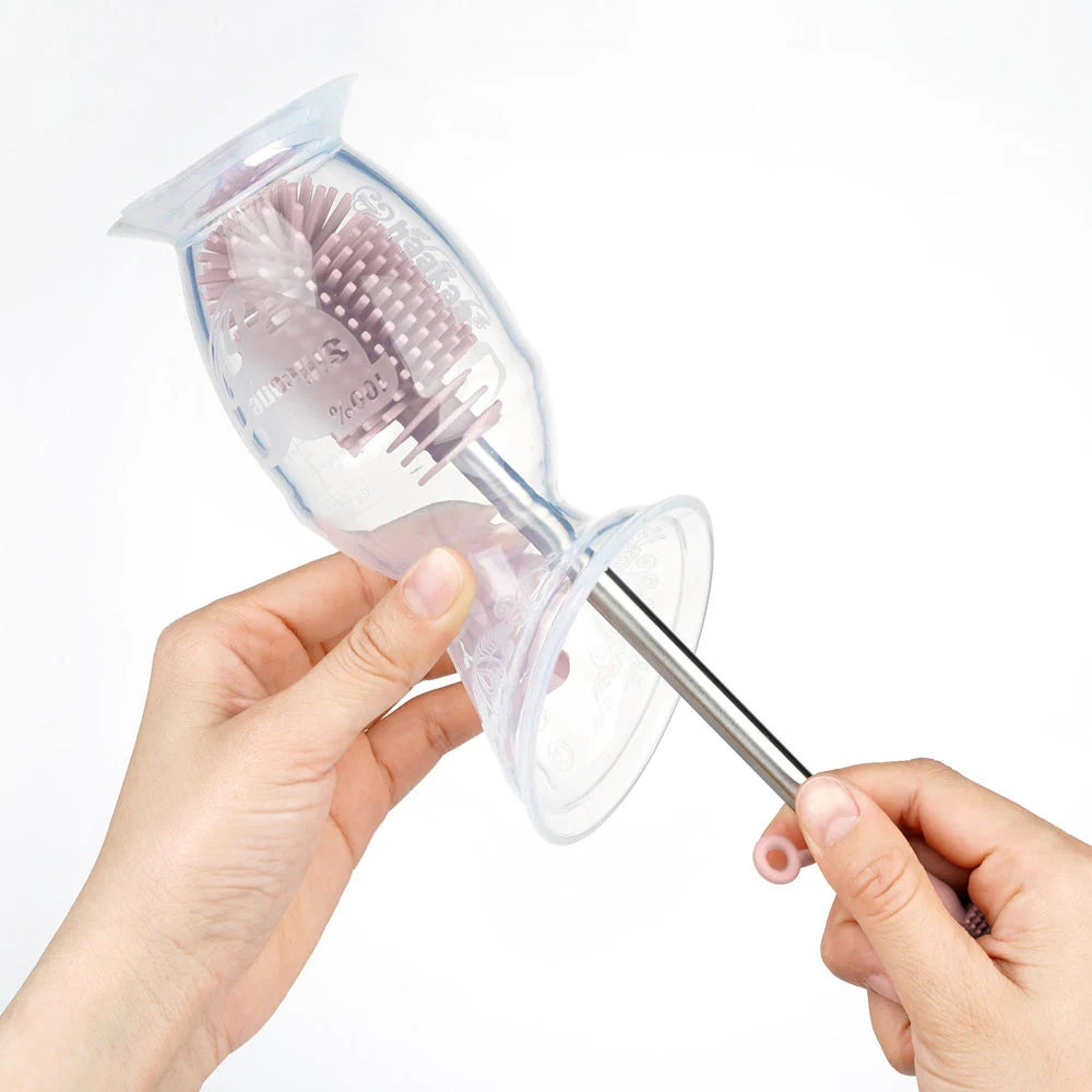 Haakaa Silicone Cleaning Brush Kit (Pack of 4) - Image 3