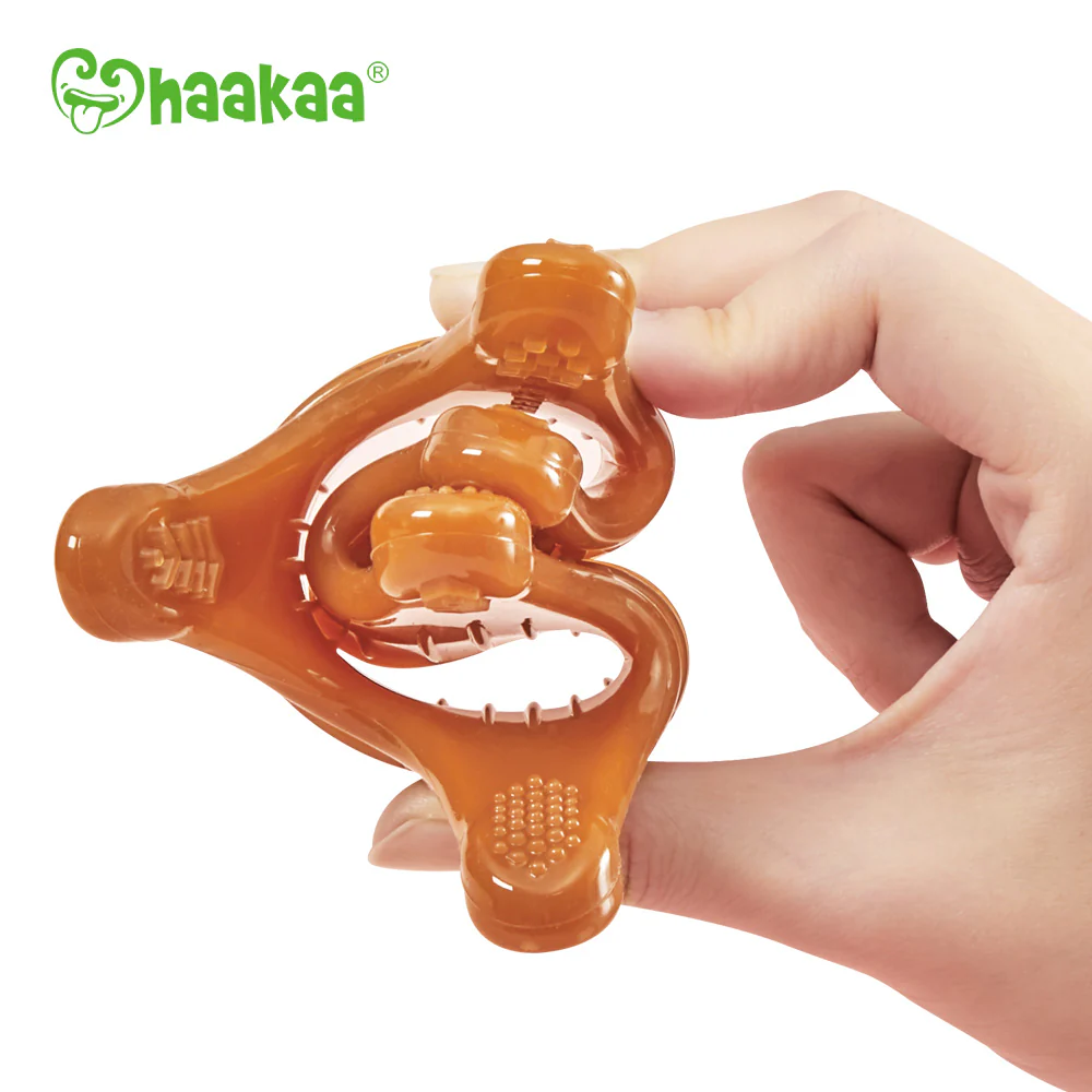 Haakaa Silicone Crown Teether 1 PK - Clear (Pack of 4) - Image 3
