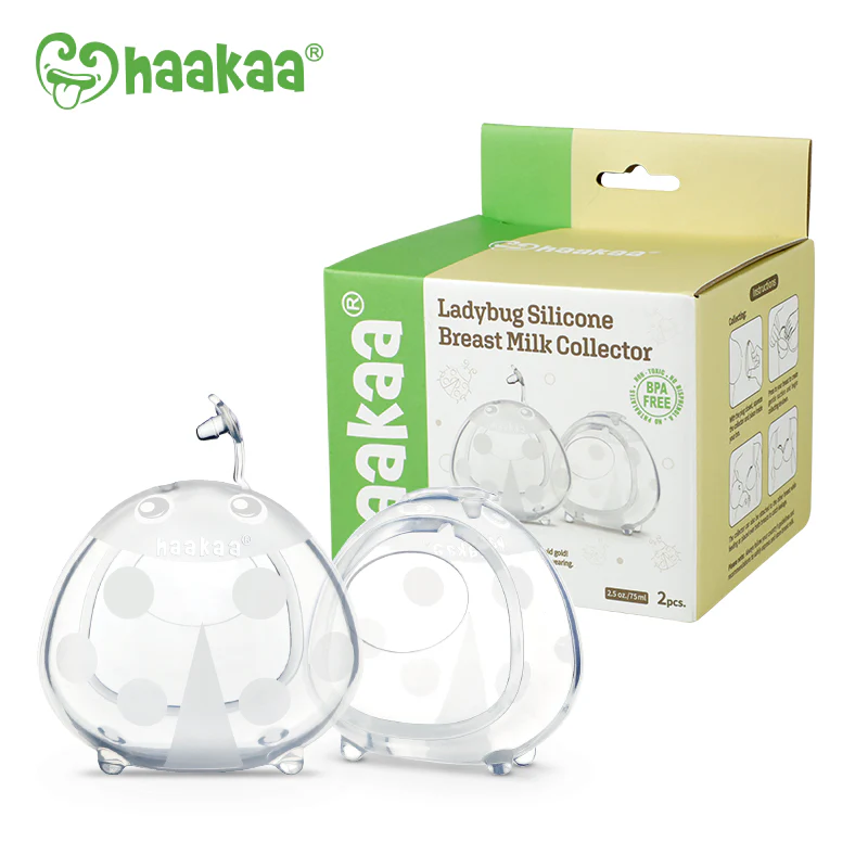Haakaa Ladybug Silicone Milk Collector 5 oz/150 ml 2 PK (Pack of 4) - Image 9