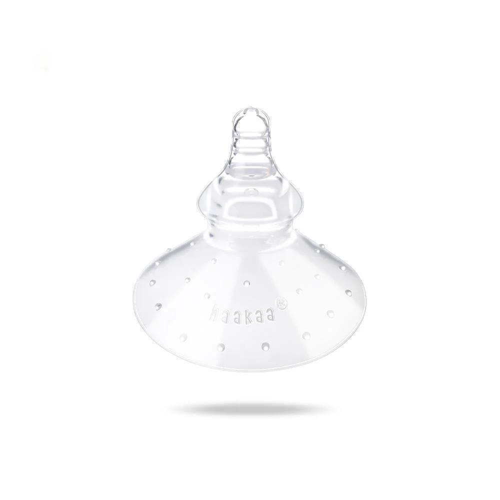 Haakaa Silicone Breastfeeding Nipple Shield, Round Shape 1 pk - Image 6