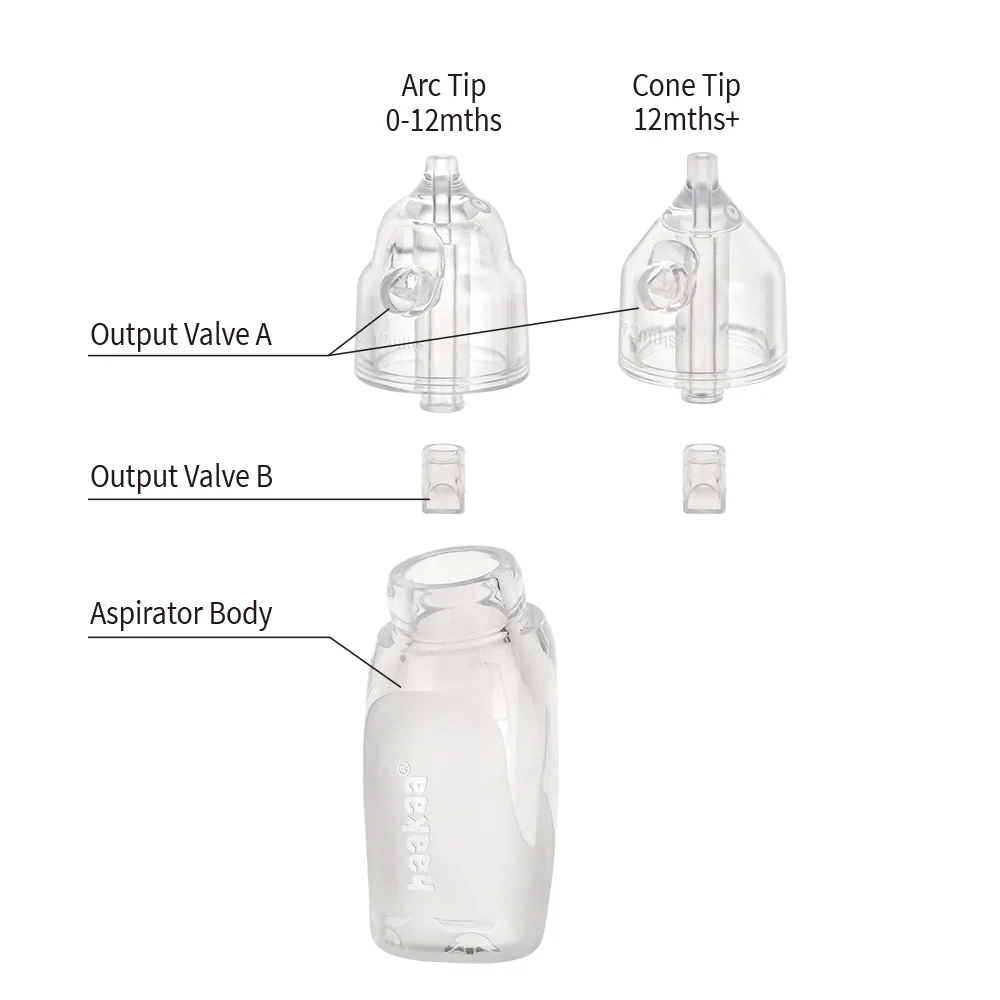 Haakaa Silicone Penguin Nasal Aspirator (Pack of 4) - Image 3