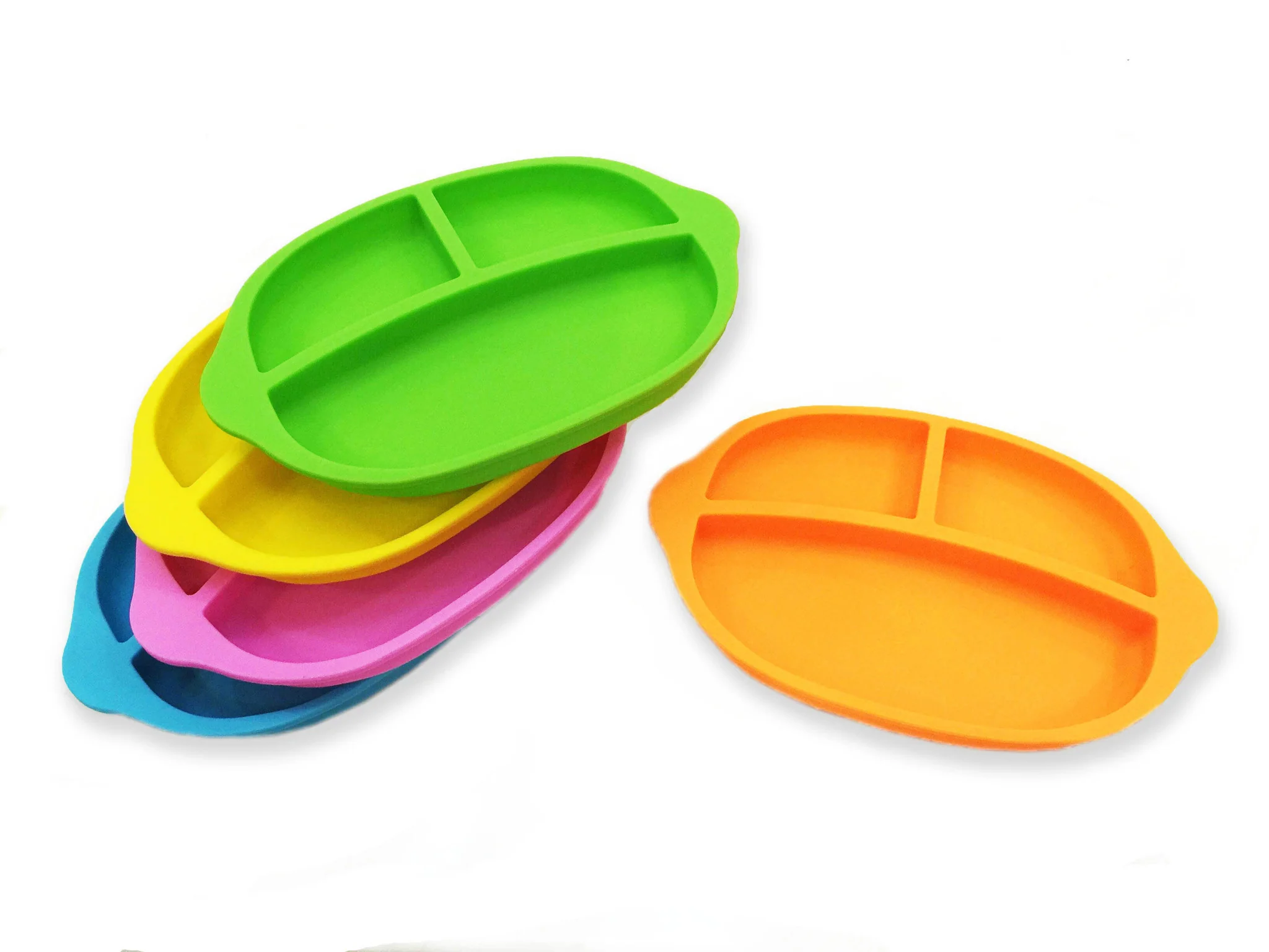 Haakaa Silicone Divided Plate 1 pk (More Colors)