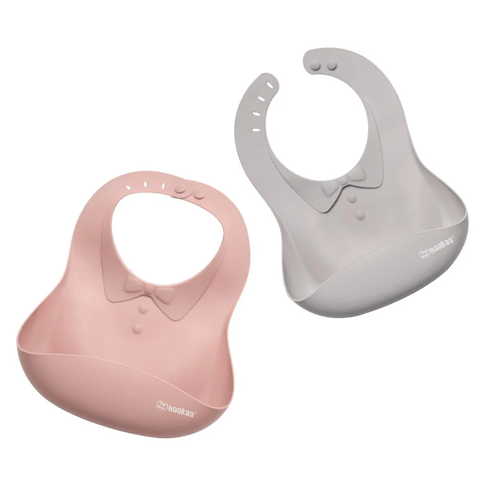 Haakaa Silicone Baby Bib 1 PK (Pack of 4)