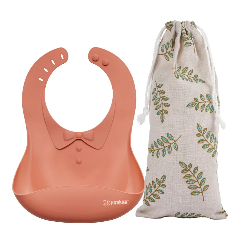Haakaa Silicone Baby Bib 1 PK (Pack of 4) - Image 12