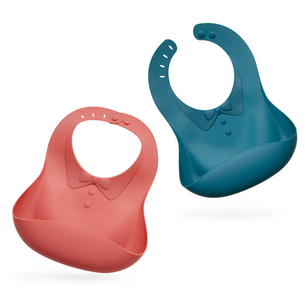 Haakaa Silicone Baby Bib 1 PK (Pack of 4) - Image 2