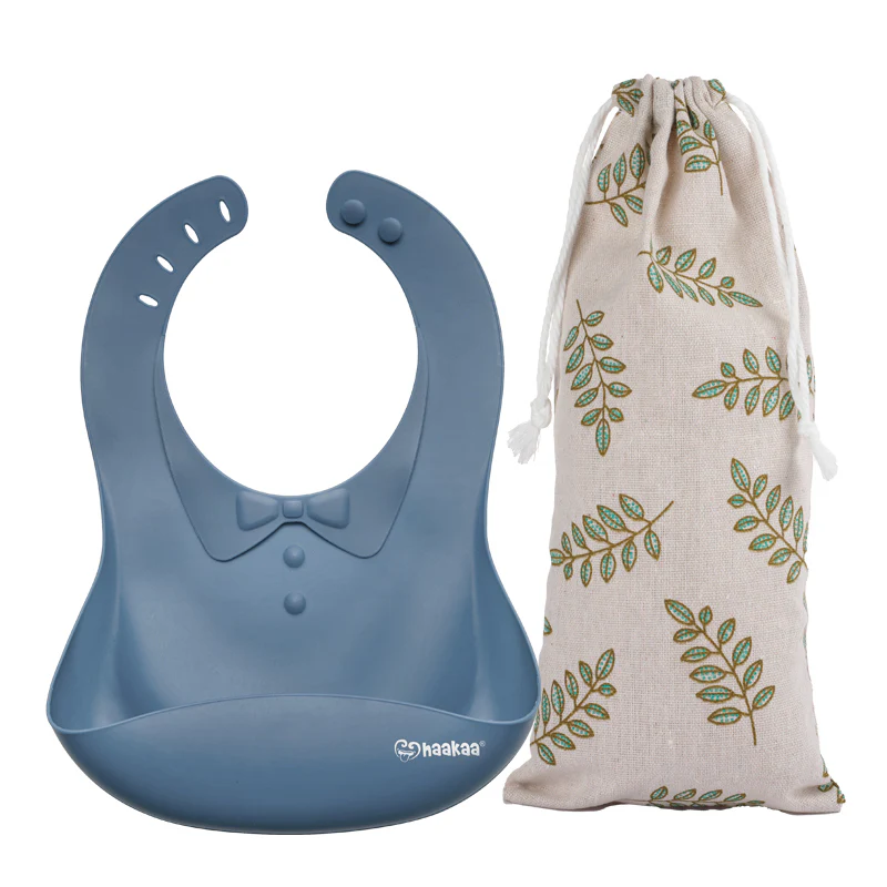 Haakaa Silicone Baby Bib 1 PK (Pack of 4) - Image 8