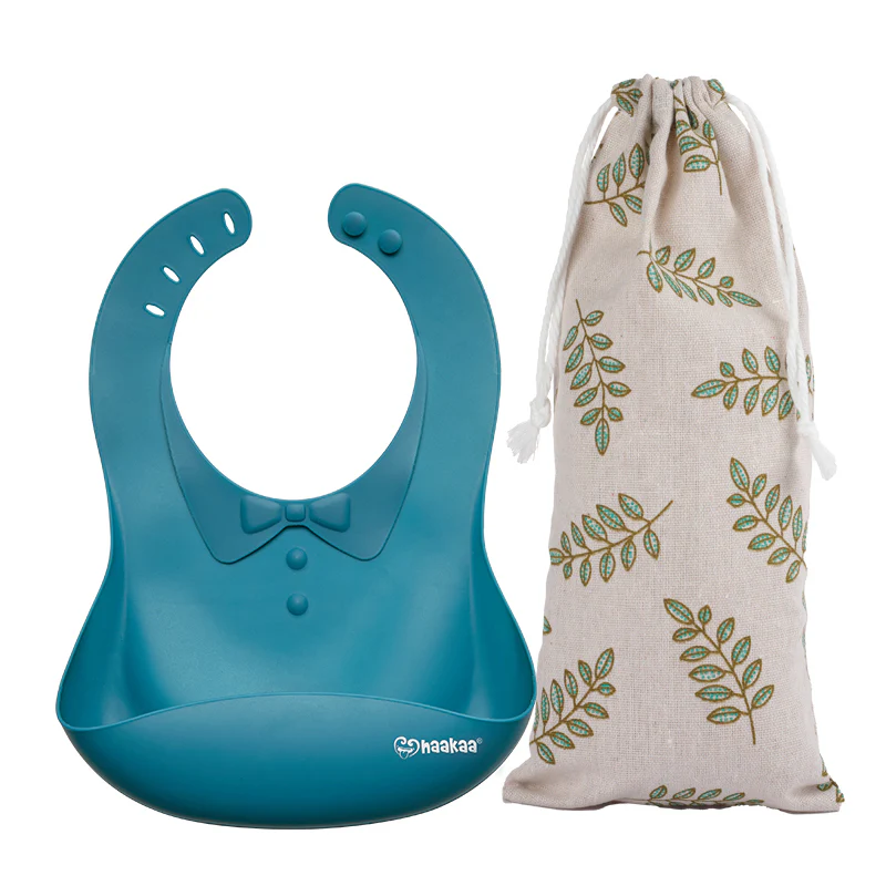 Haakaa Silicone Baby Bib 1 PK (Pack of 4) - Image 9