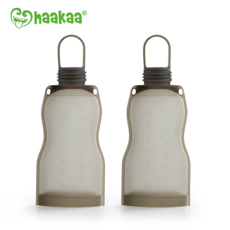 Haakaa Silicone Milk Storage Bag (9oz/260ml) (Pack of 6) - Image 9